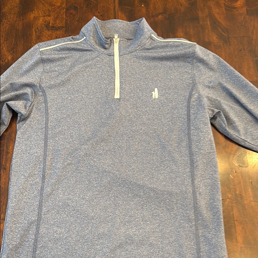 Kids Johnnie-O Blue Quarter-Zip Sweater
